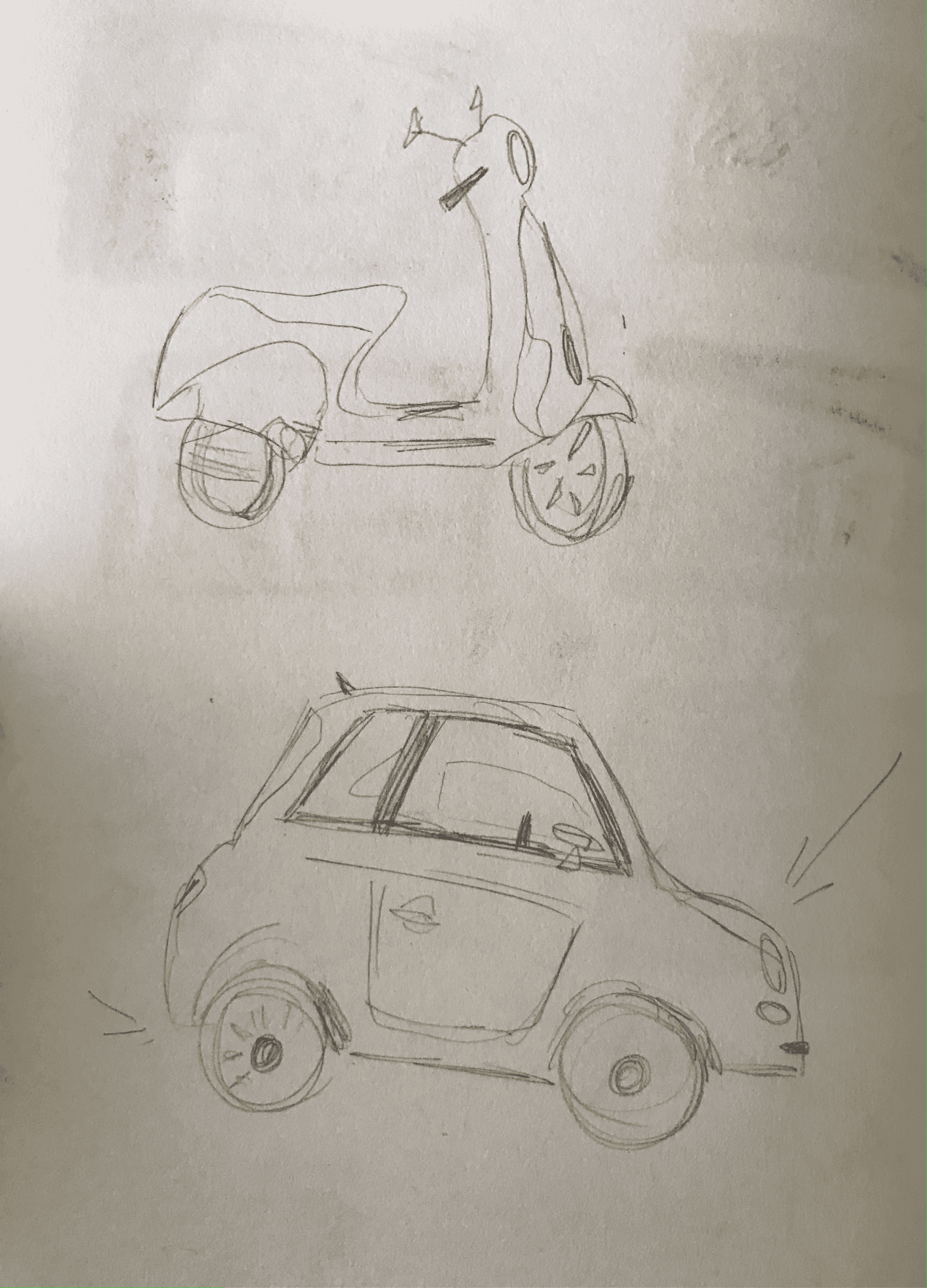 4. car and moped.6Y7yO-al